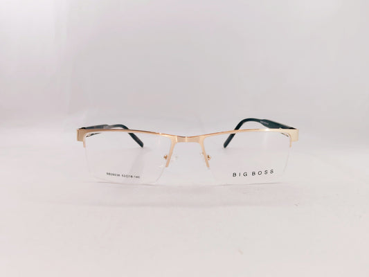 iDom Eyeglasses Half Rim Rectangle Specs For Men 305344