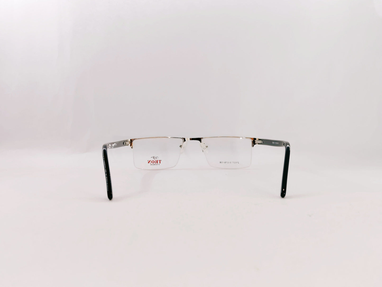 iDom Eyeglasses Half Rim Rectangle Specs For Men 313448