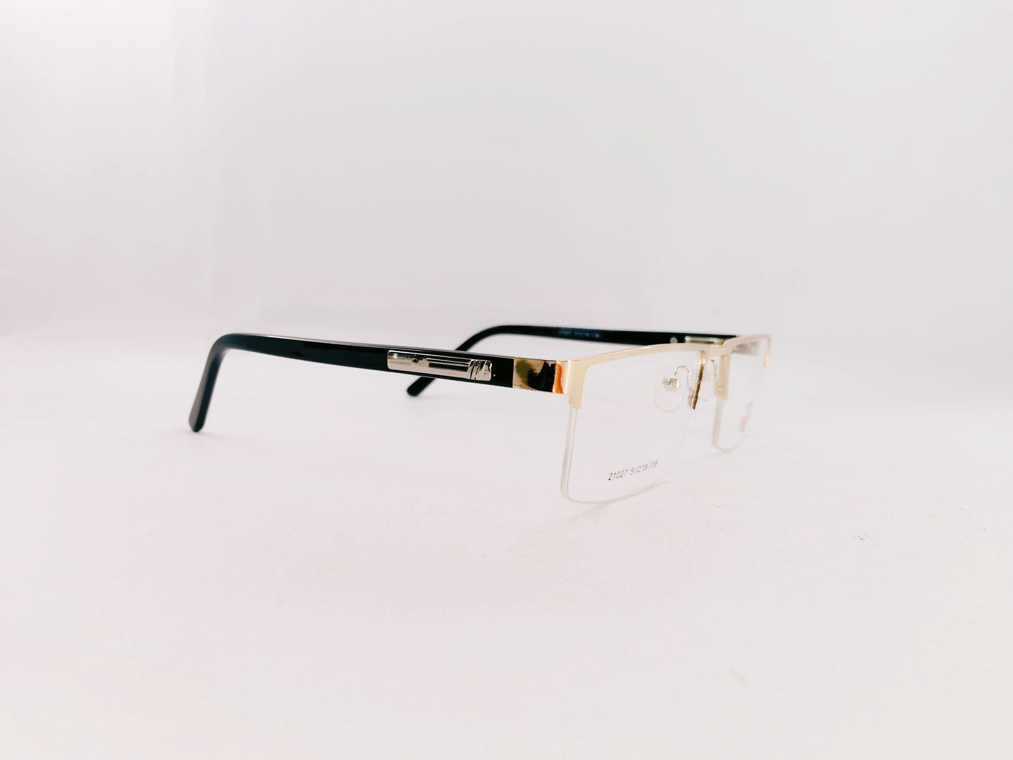 iDom Eyeglasses Half Rim Rectangle Specs For Men 313448