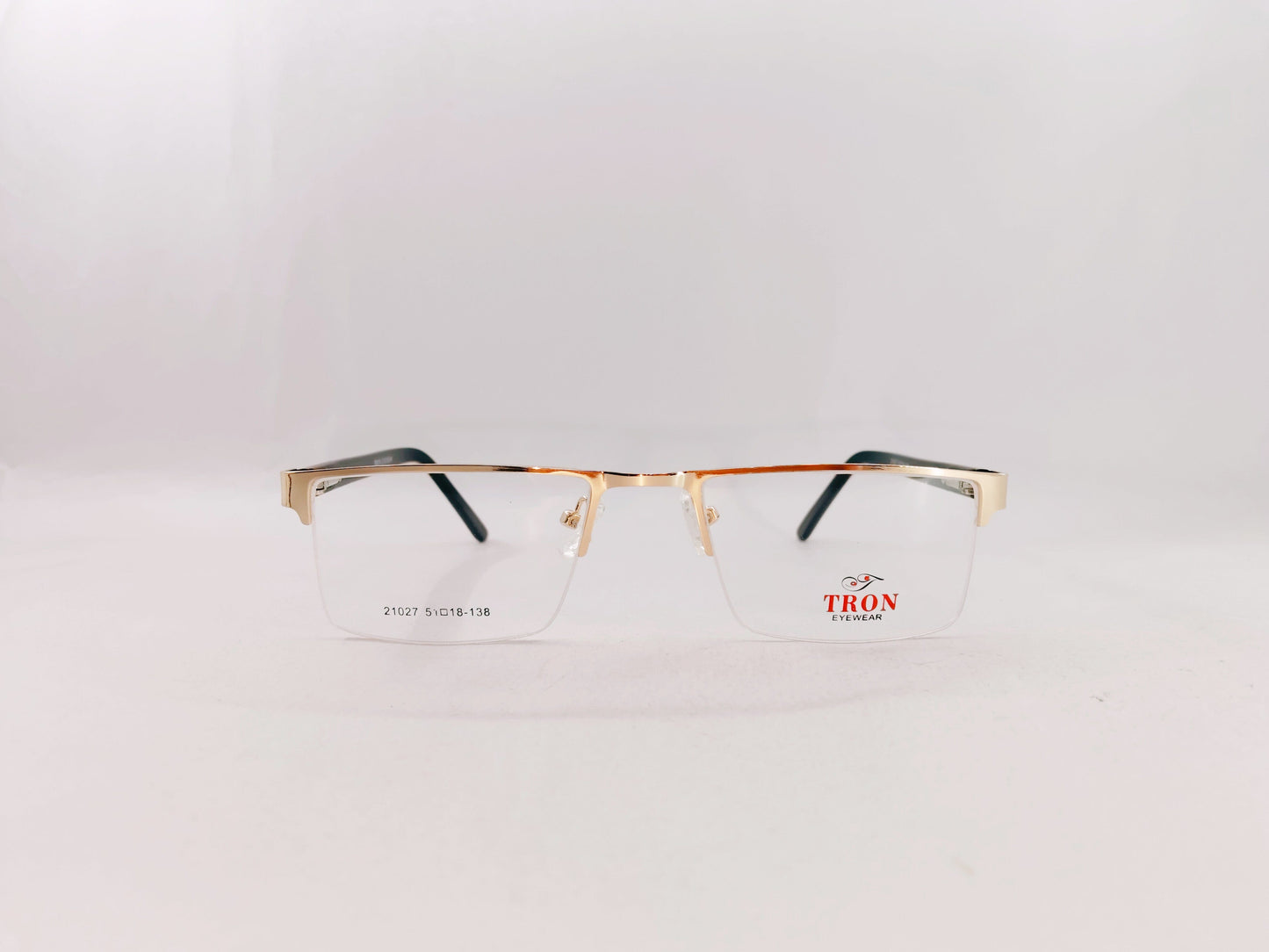 iDom Eyeglasses Half Rim Rectangle Specs For Men 313448