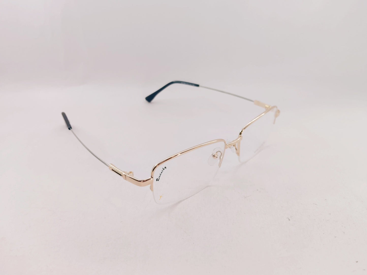 iDom Eyeglasses Half Rim Rectangle Specs For Men 359857