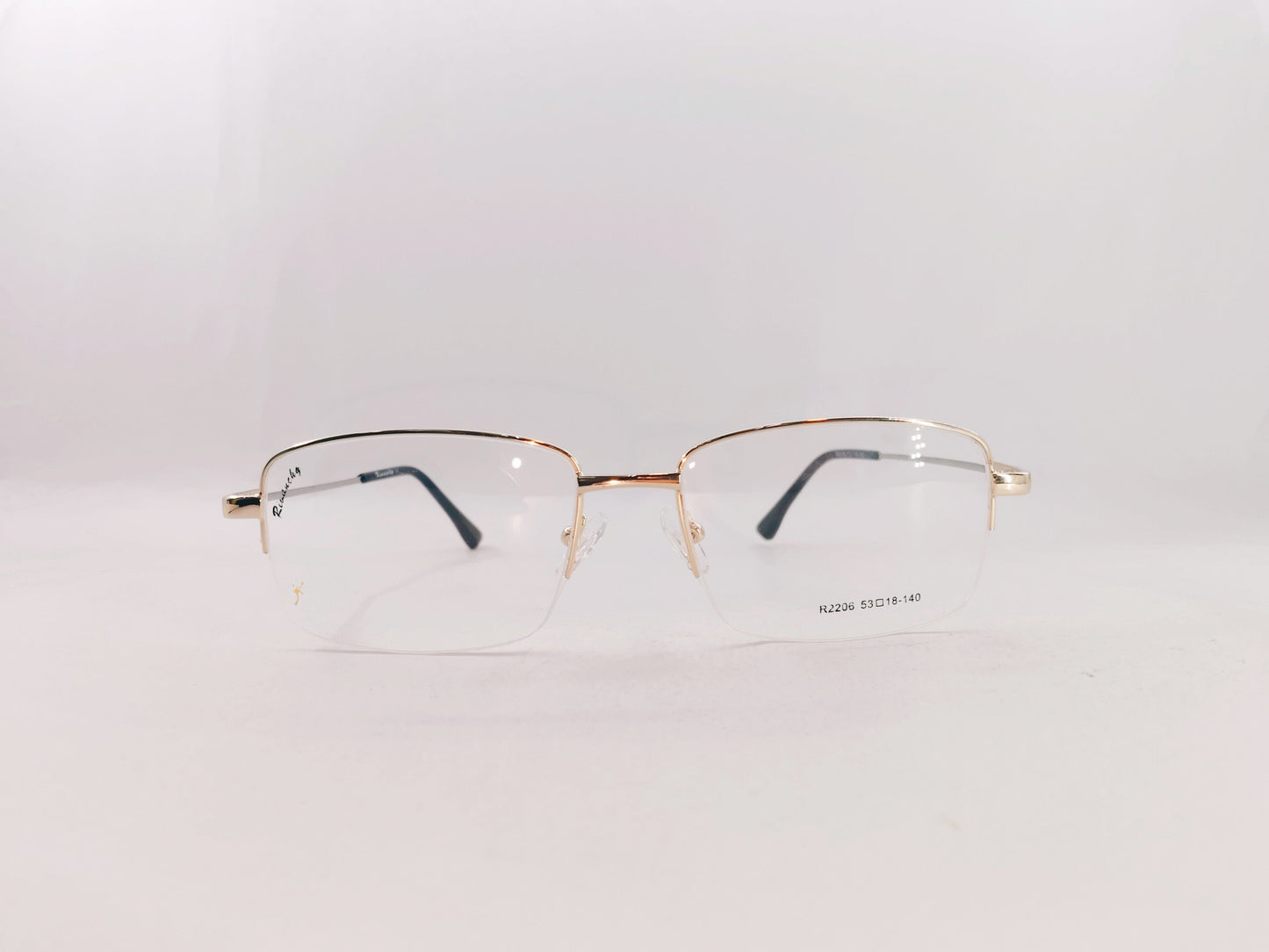 iDom Eyeglasses Half Rim Rectangle Specs For Men 359857