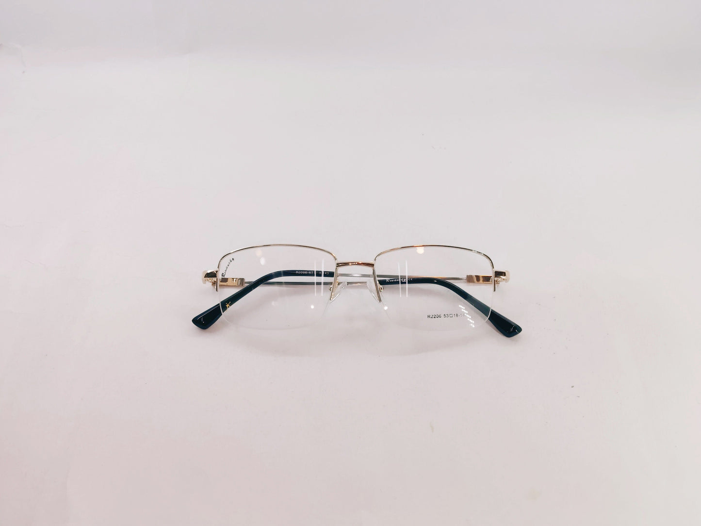 iDom Eyeglasses Half Rim Rectangle Specs For Men 359857