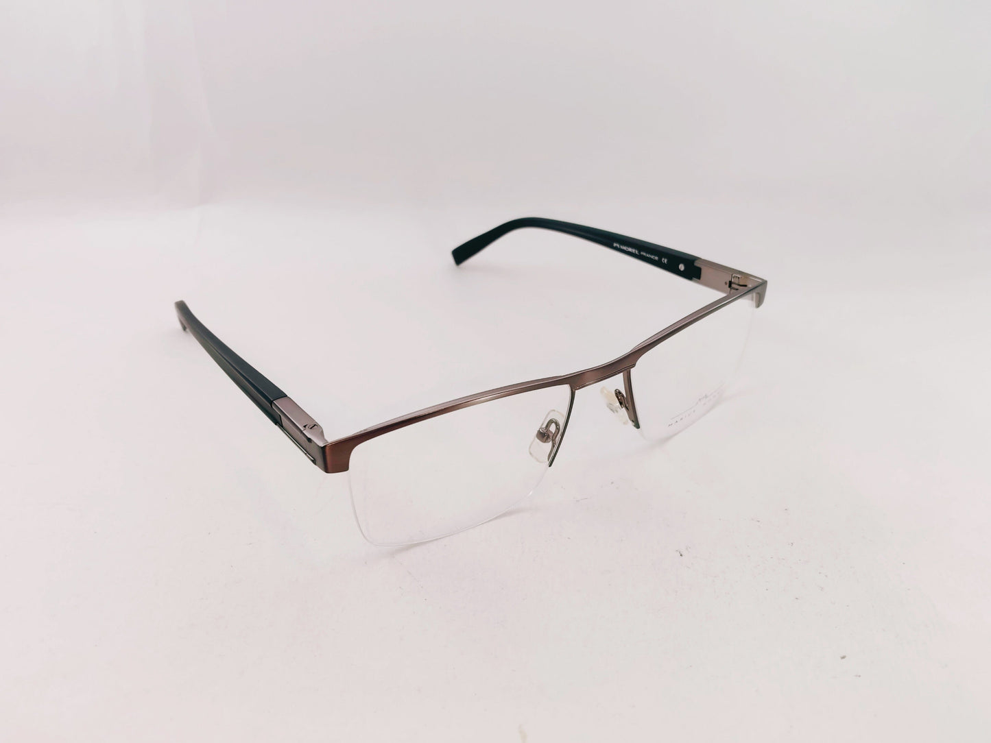 iDom Eyeglasses Half Rim Rectangle Specs For Men 370326