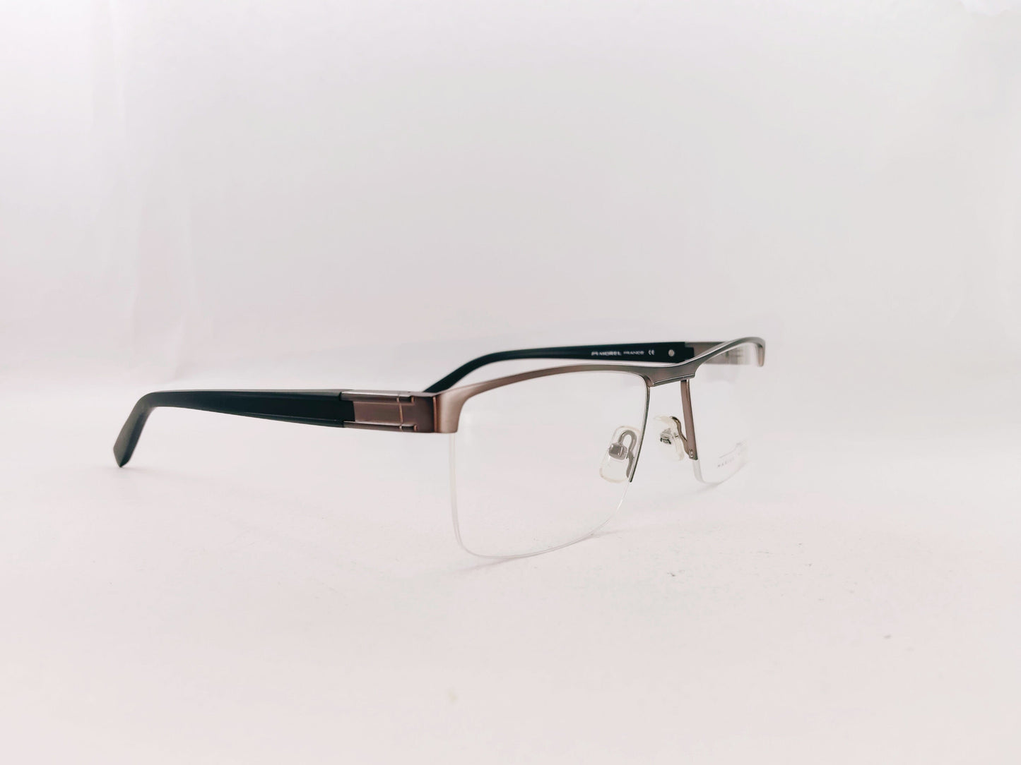 iDom Eyeglasses Half Rim Rectangle Specs For Men 370326