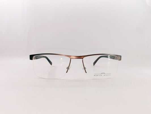 iDom Eyeglasses Half Rim Rectangle Specs For Men 370326