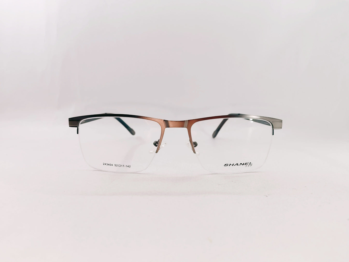iDom Eyeglasses Half Rim Rectangle Specs For Men 988423