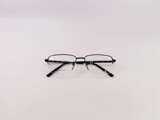 iDom Eyeglasses Half Rim Rectangle Specs For Men & Women 283469