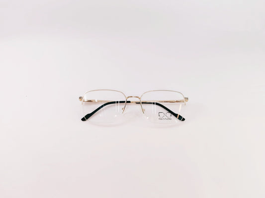 iDom Eyeglasses Half Rim Square Specs for Men 164172