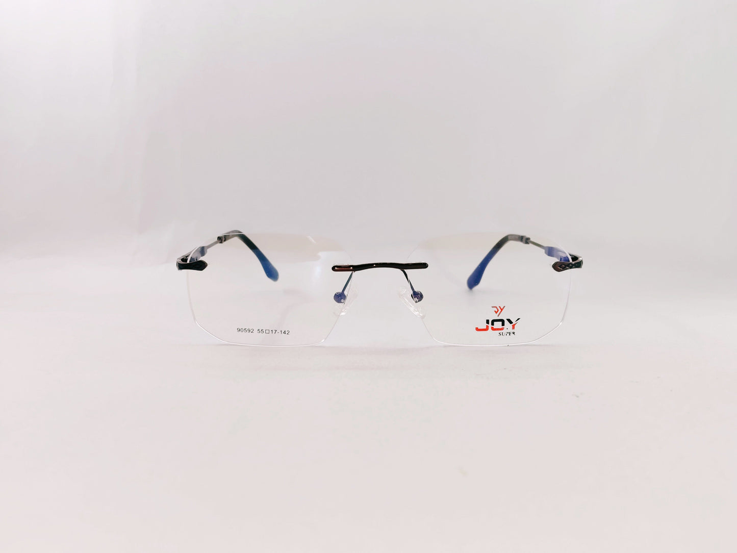 iDom Eyeglasses Rimless Geometric Square Specs For Men 867684