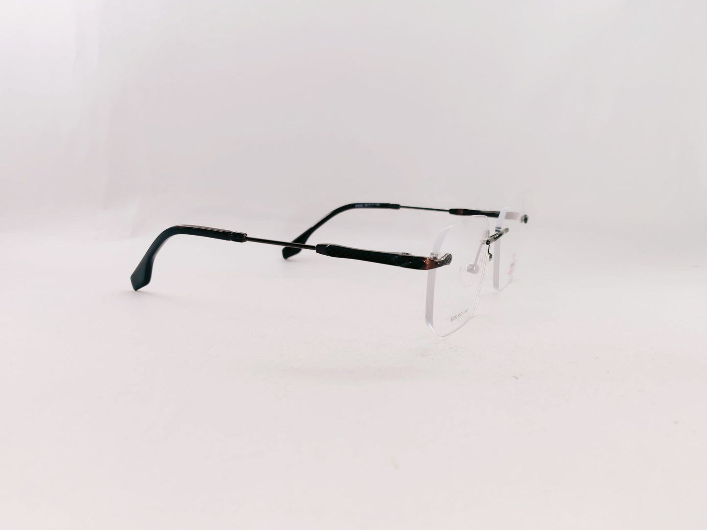 iDom Eyeglasses Rimless Geometric Square Specs For Men 867684