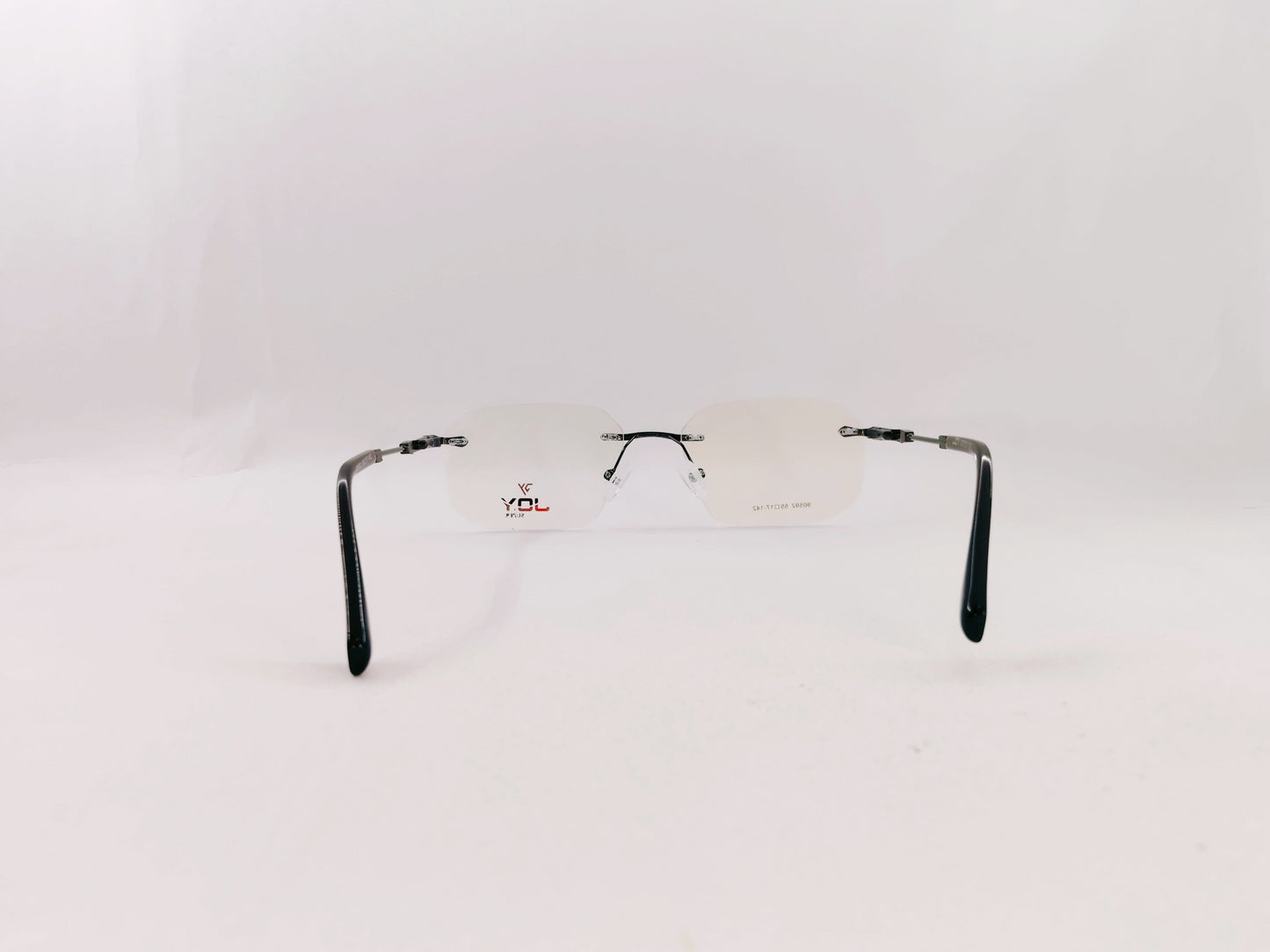 iDom Eyeglasses Rimless Geometric Square Specs For Men 867684