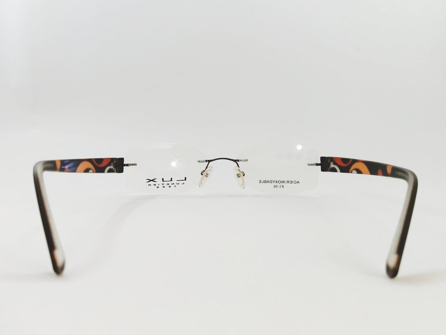 iDom Eyeglasses Rimless Oval Specs For Women 124858