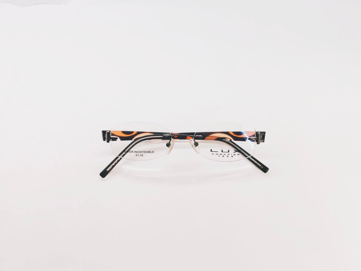 iDom Eyeglasses Rimless Oval Specs For Women 124858