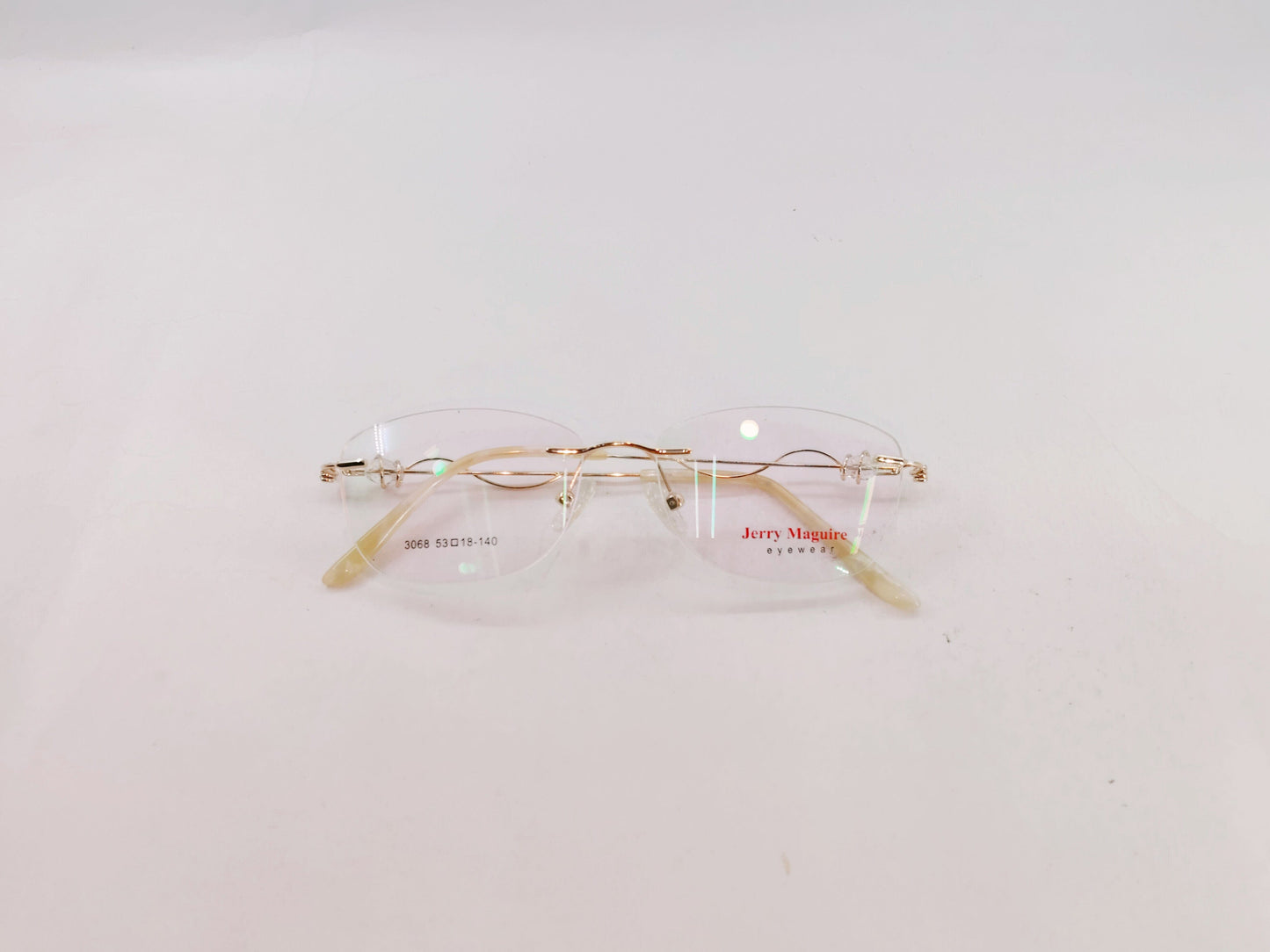 iDom Eyeglasses Rimless Oval Specs For Women 310003