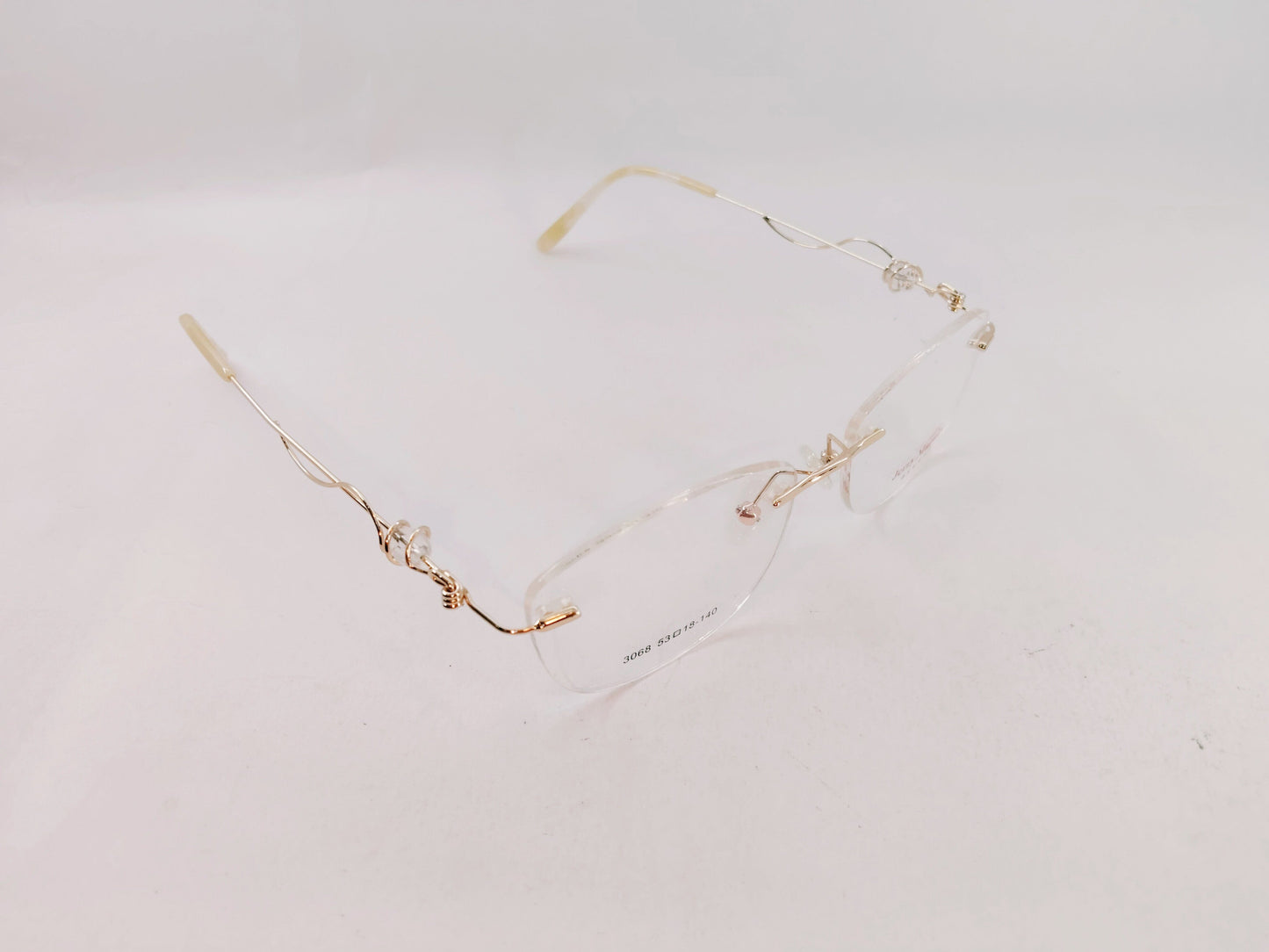 iDom Eyeglasses Rimless Oval Specs For Women 310003