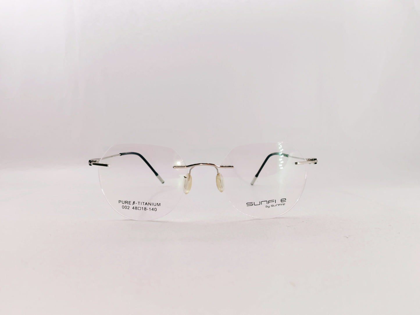 iDom Eyeglasses Rimless Oval Specs For Women 375291