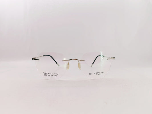 iDom Eyeglasses Rimless Oval Specs For Women 375291