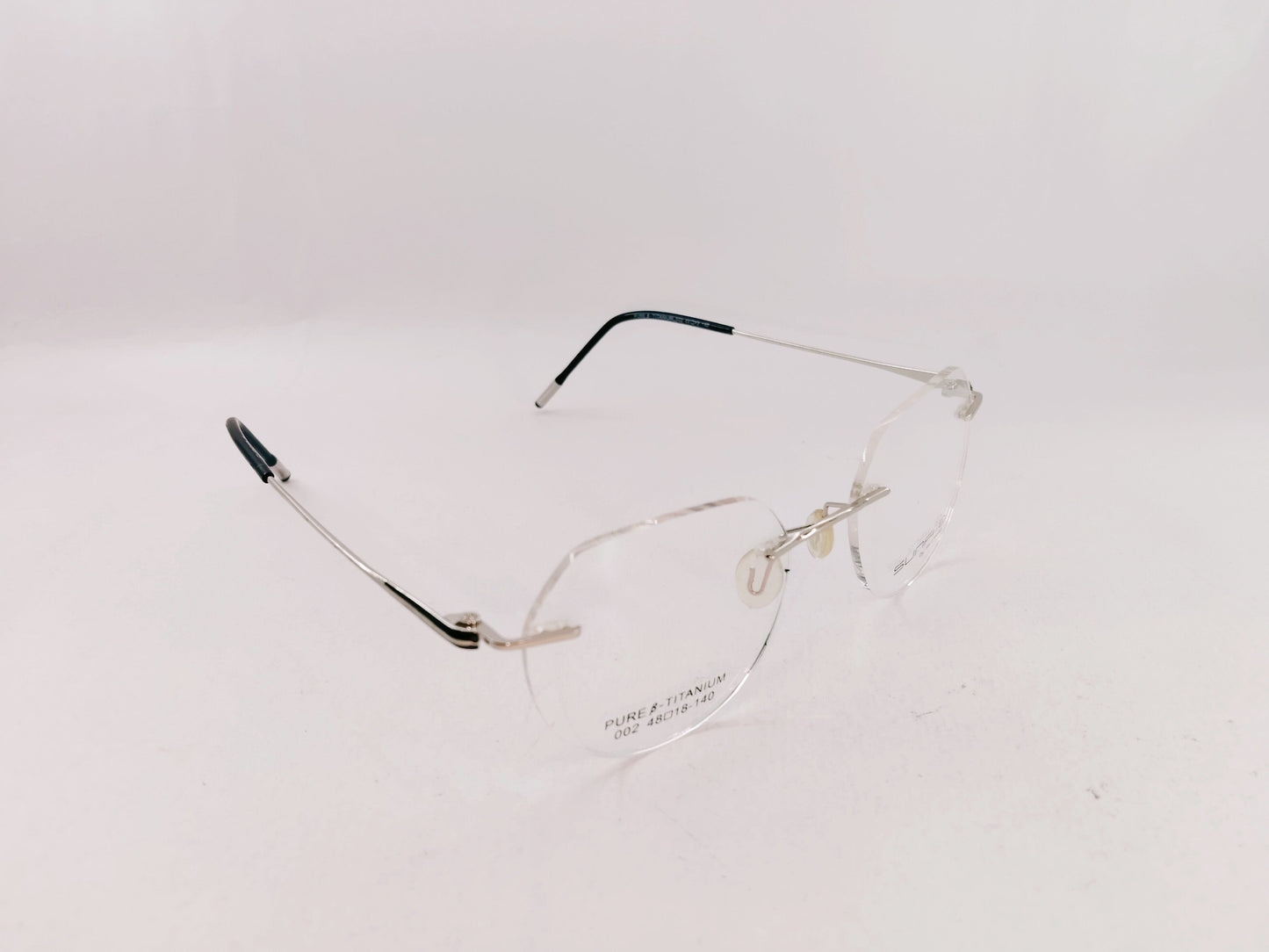 iDom Eyeglasses Rimless Oval Specs For Women 375291