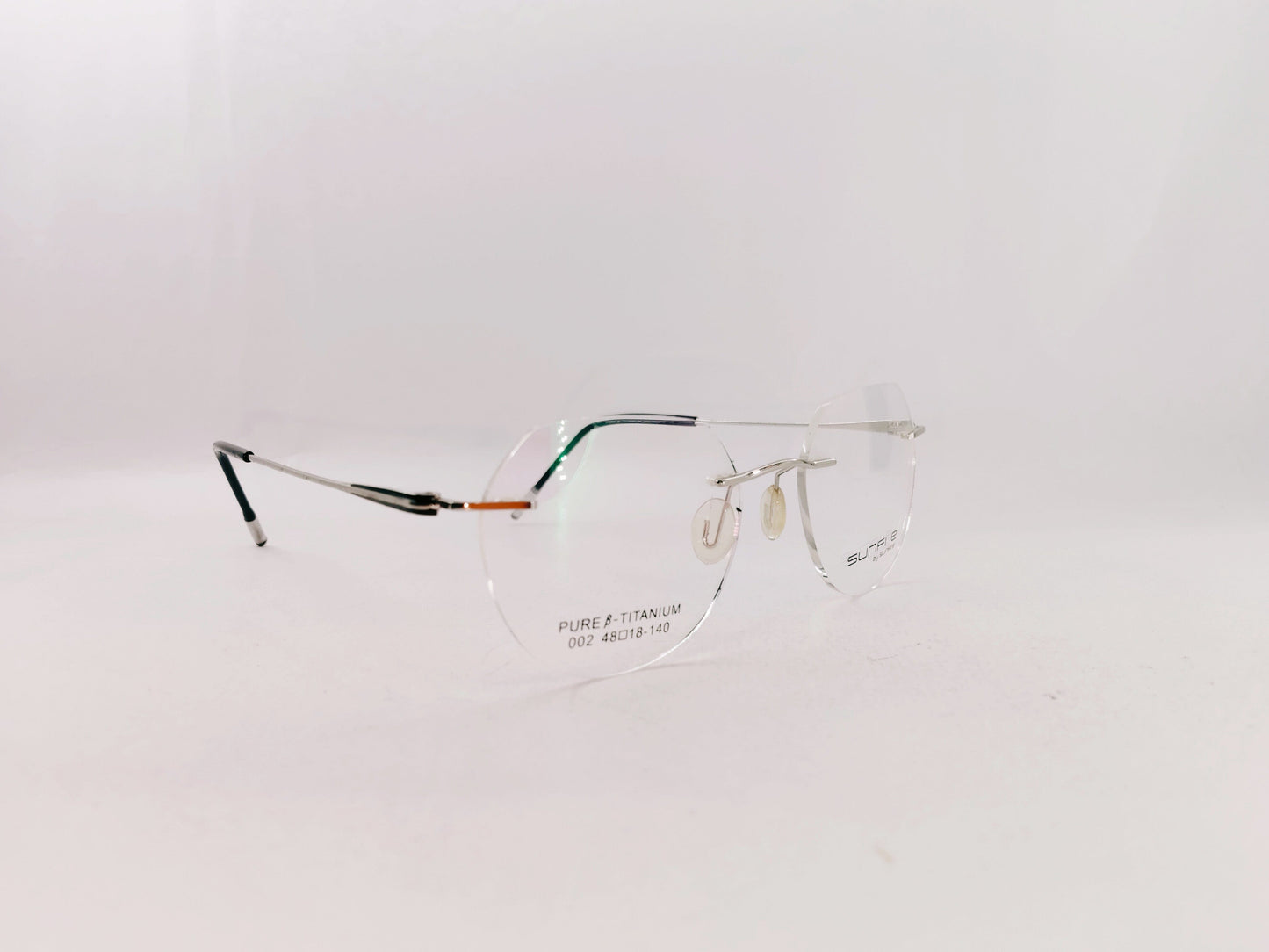 iDom Eyeglasses Rimless Oval Specs For Women 375291