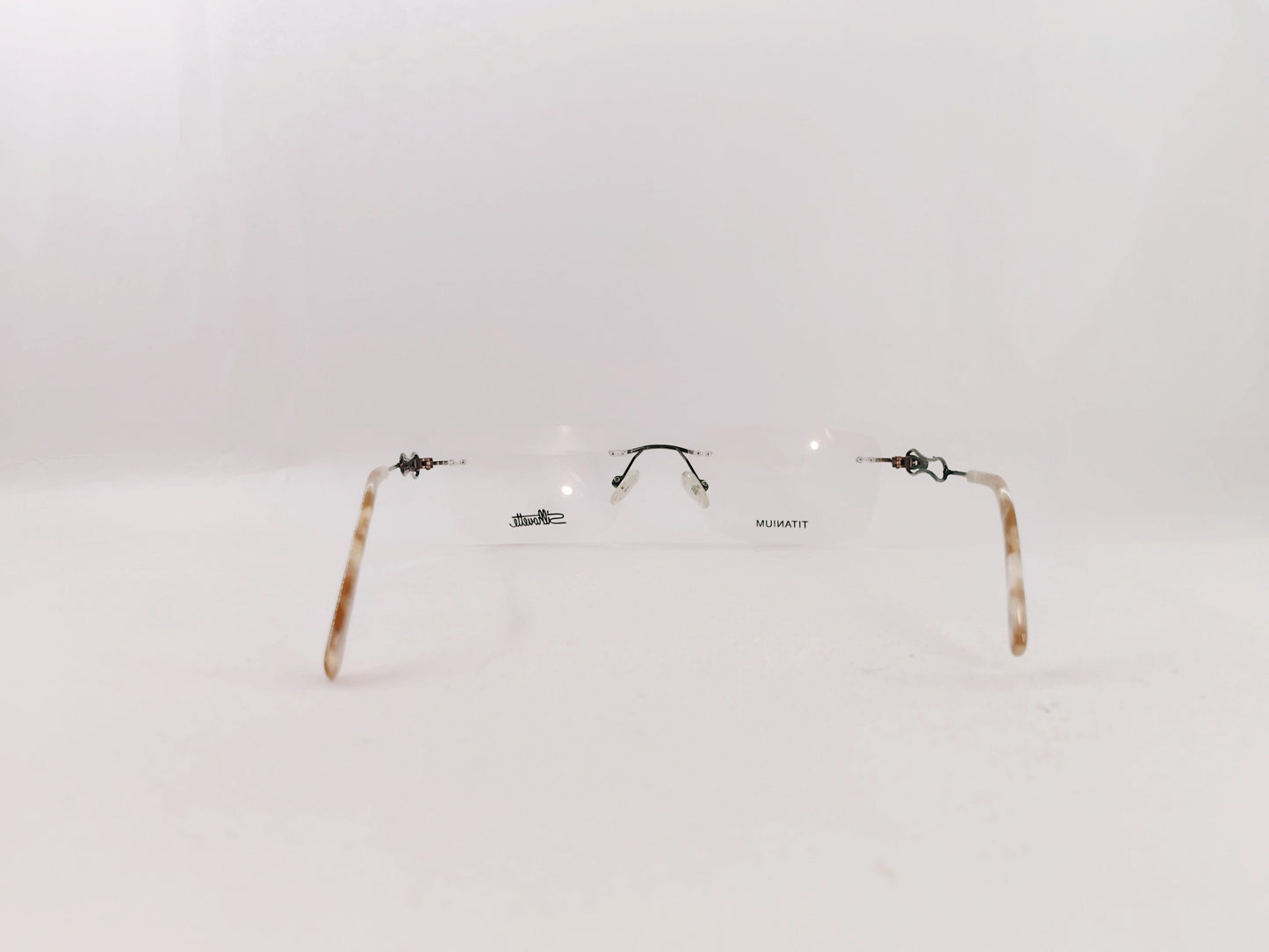iDom Eyeglasses Rimless Rectangle Specs For Men 106679
