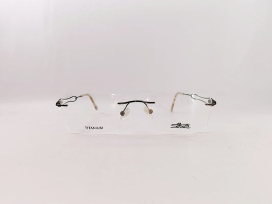 iDom Eyeglasses Rimless Rectangle Specs For Men 106679