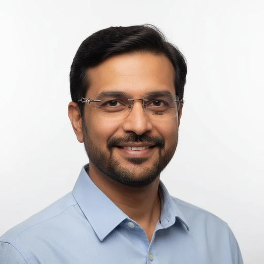 iDom Eyeglasses Rimless Rectangle Specs For Men 106679