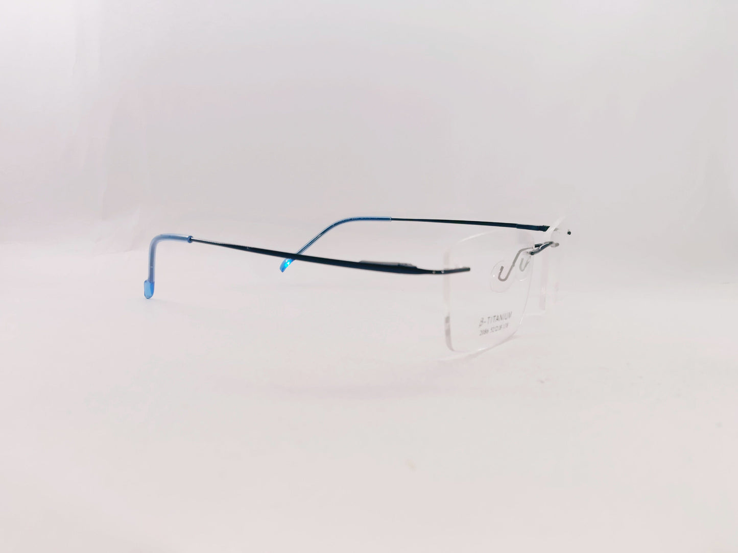 iDom Eyeglasses Rimless Rectangle Specs For Men 131612