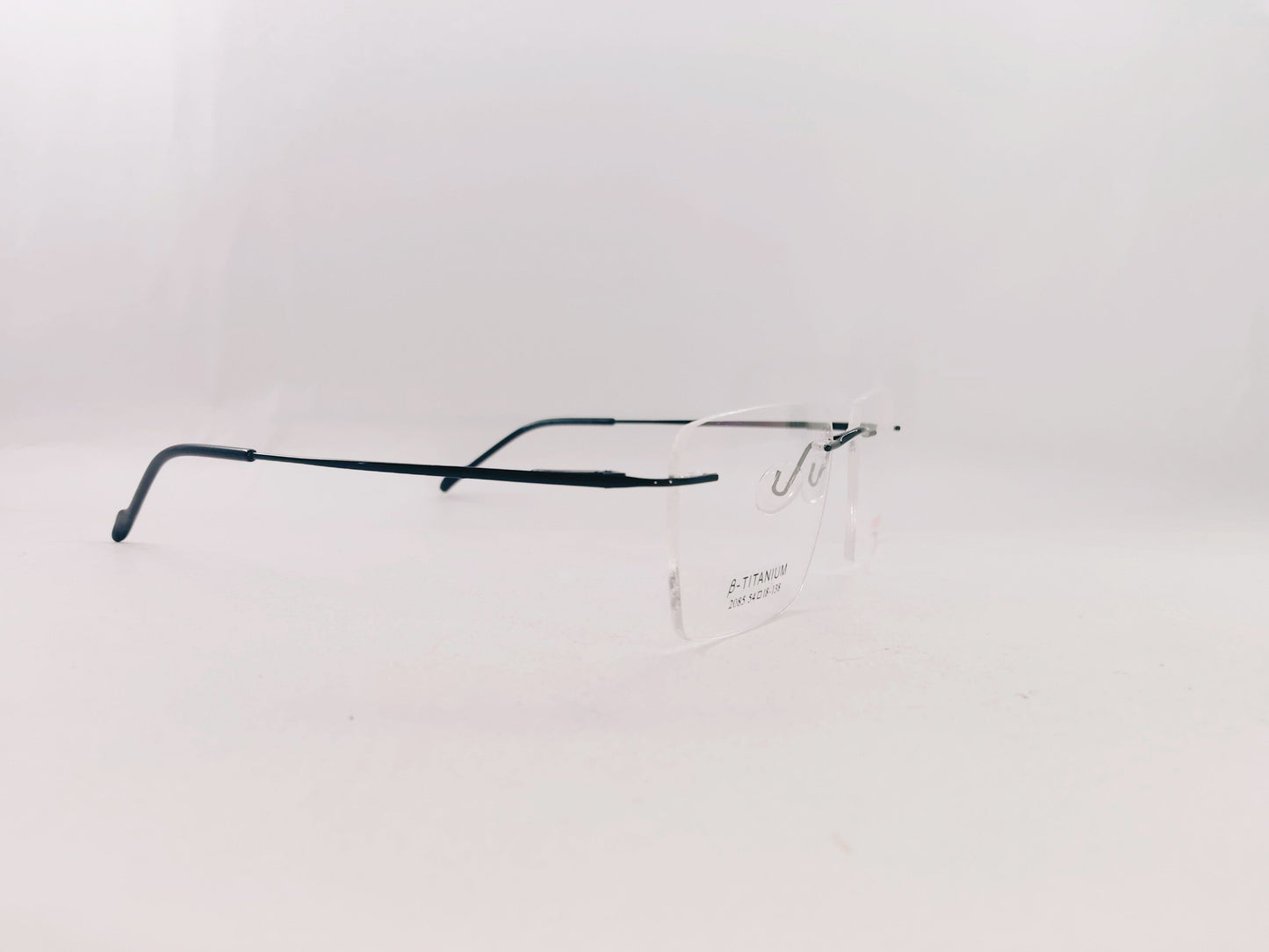 iDom Eyeglasses Rimless Rectangle Specs For Men 139008