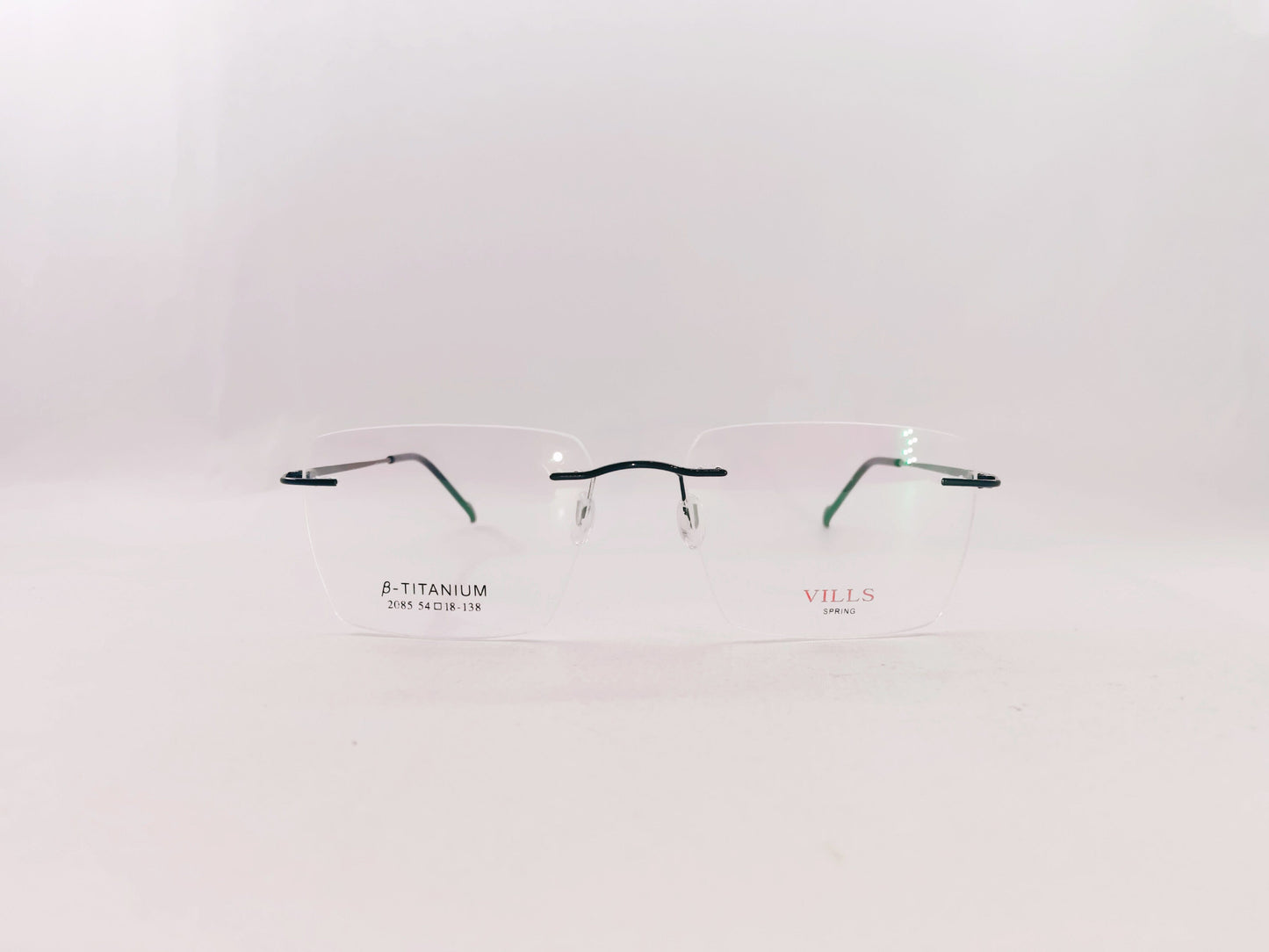 iDom Eyeglasses Rimless Rectangle Specs For Men 139008