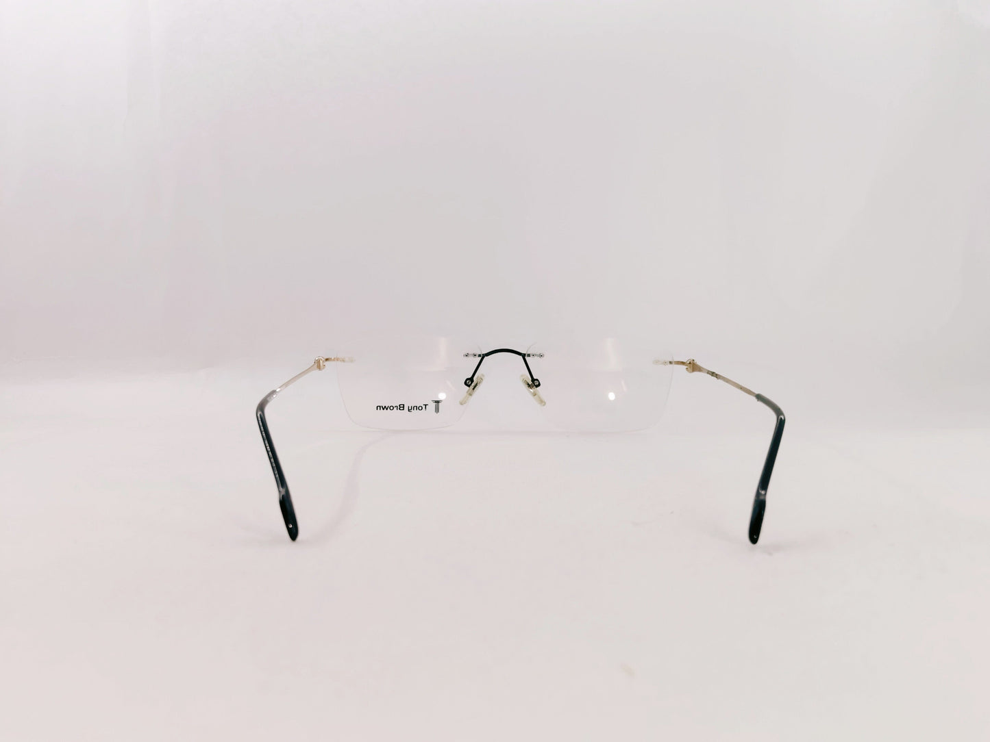 iDom Eyeglasses Rimless Rectangle Specs For Men 159381