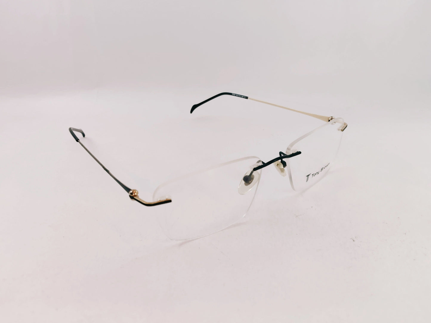iDom Eyeglasses Rimless Rectangle Specs For Men 159381