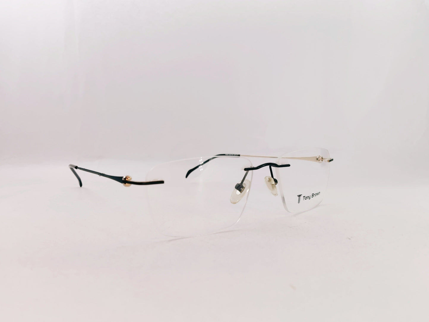 iDom Eyeglasses Rimless Rectangle Specs For Men 159381