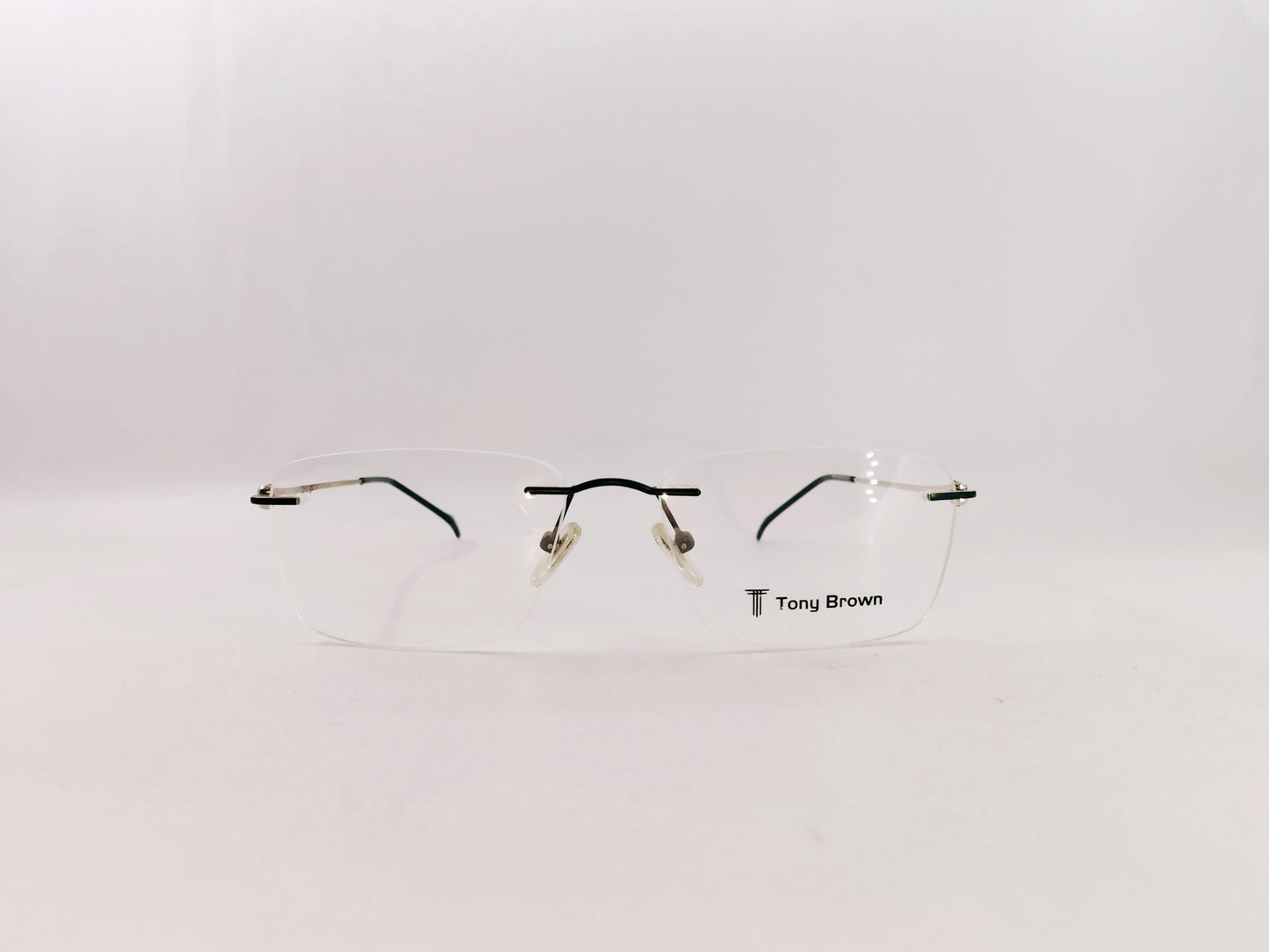 iDom Eyeglasses Rimless Rectangle Specs For Men 159381