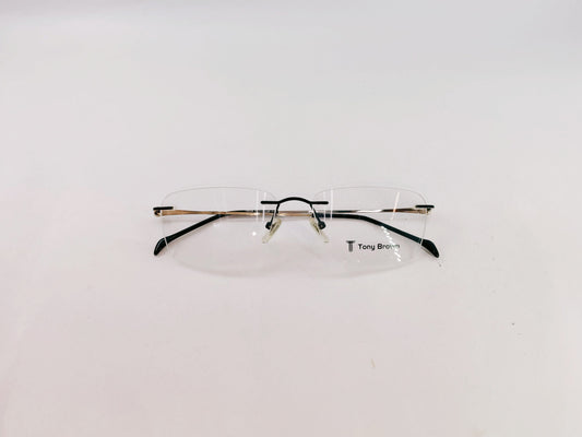 iDom Eyeglasses Rimless Rectangle Specs For Men 159381