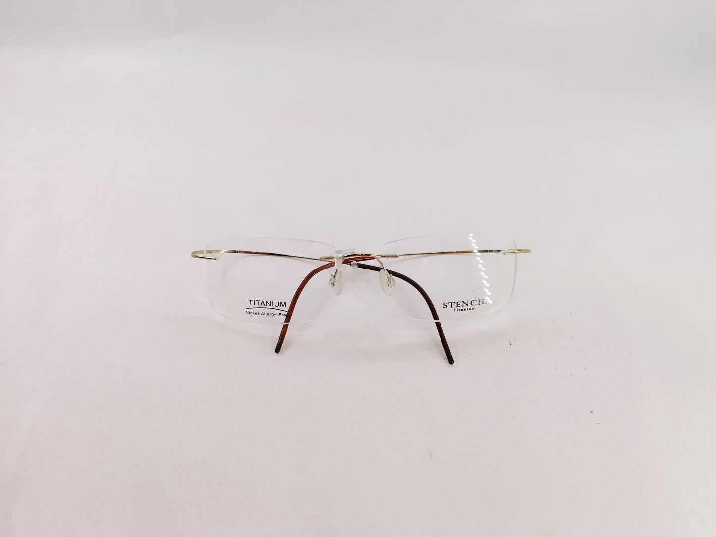iDom Eyeglasses Rimless Rectangle Specs For Men 167453