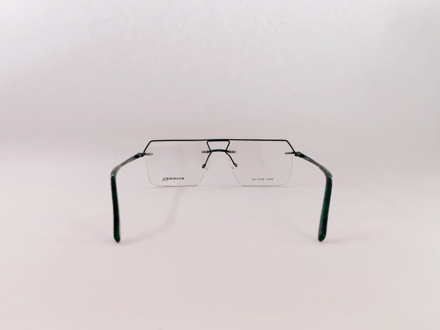 iDom Eyeglasses Rimless Rectangle Specs For Men 220803