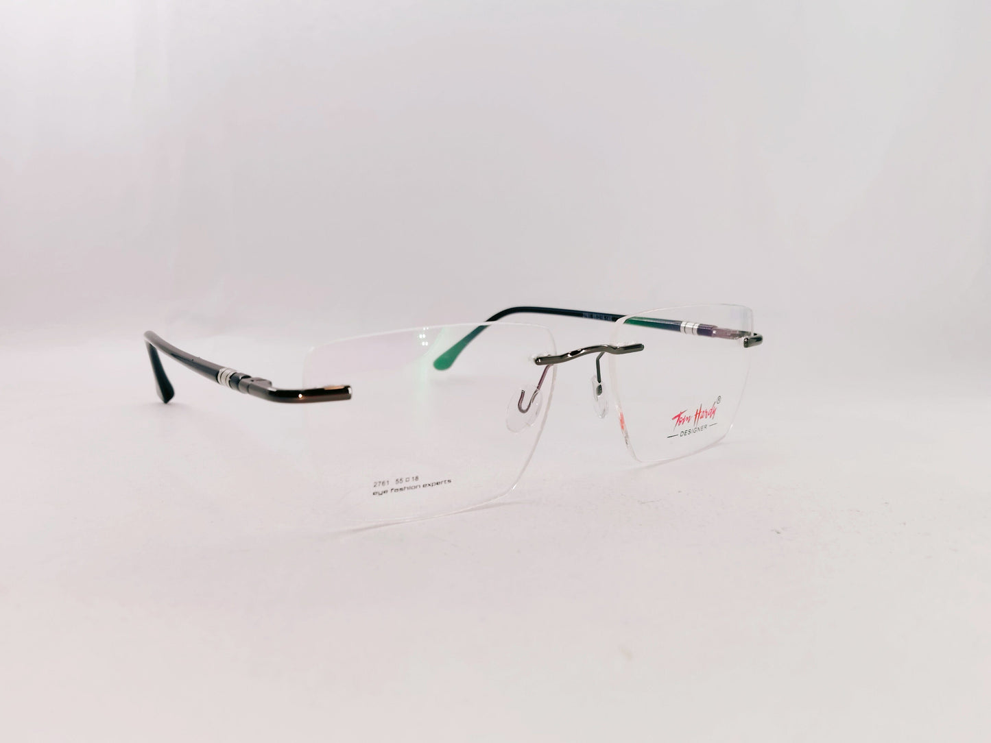 iDom Eyeglasses Rimless Rectangle Specs For Men 2761