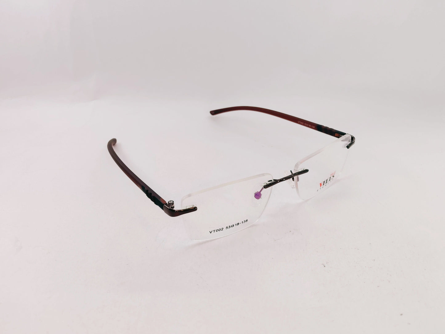 iDom Eyeglasses Rimless Rectangle Specs For Men 296851