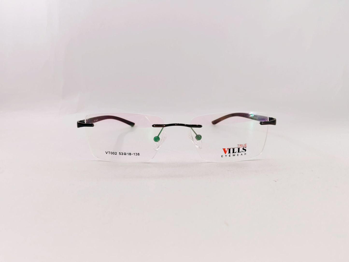 iDom Eyeglasses Rimless Rectangle Specs For Men 296851