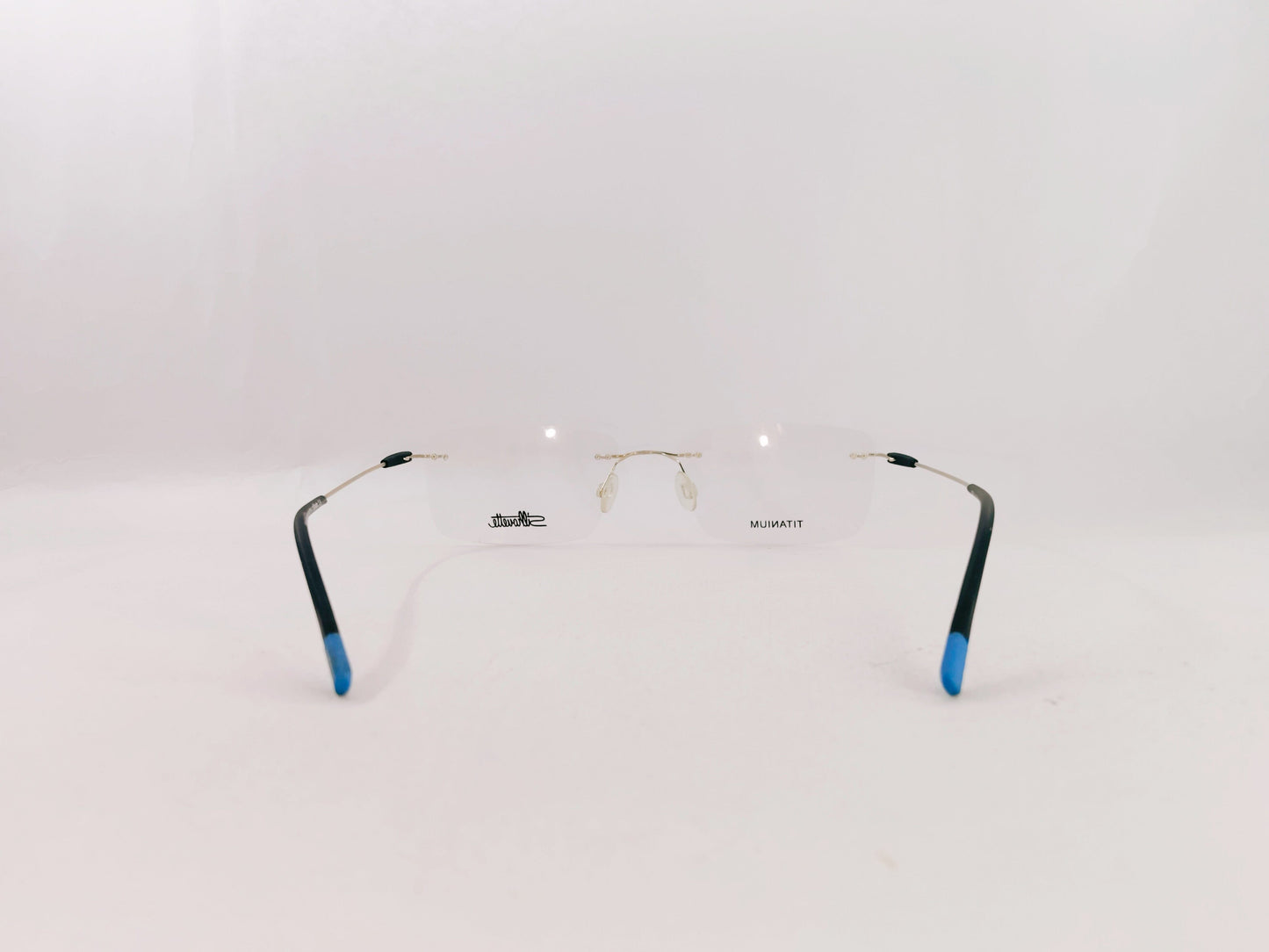 iDom Eyeglasses Rimless Rectangle Specs For Men 5500AV