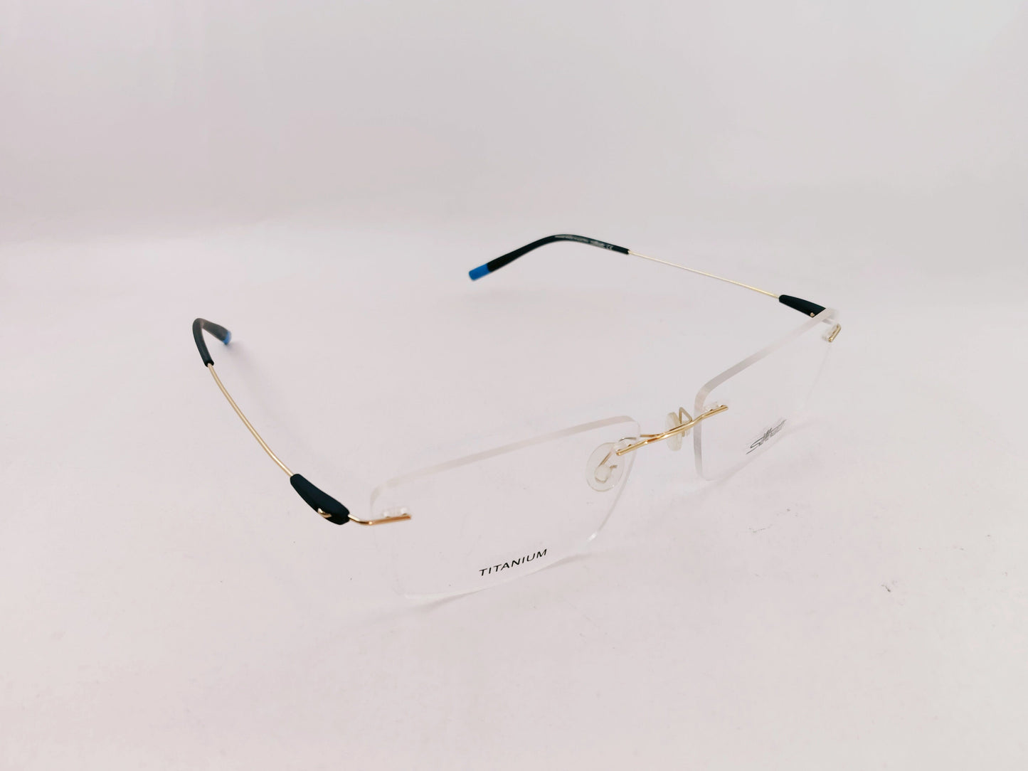 iDom Eyeglasses Rimless Rectangle Specs For Men 5500AV