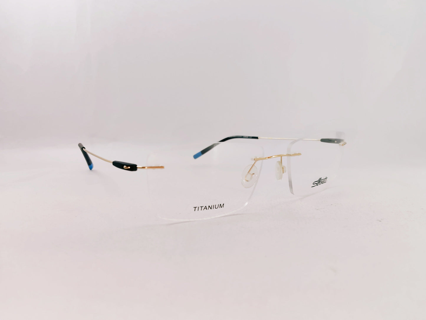 iDom Eyeglasses Rimless Rectangle Specs For Men 5500AV