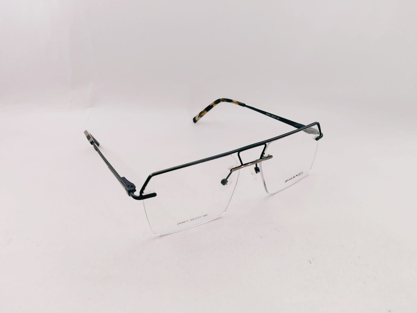 iDom Eyeglasses Rimless Rectangle Specs For Men 572653