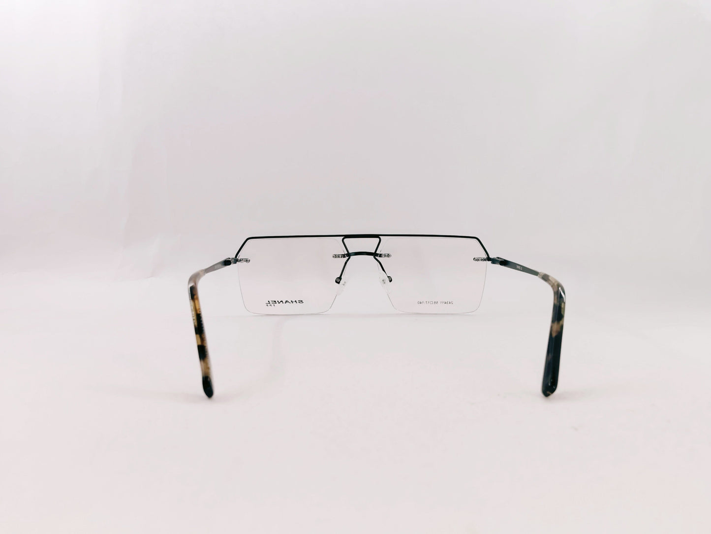 iDom Eyeglasses Rimless Rectangle Specs For Men 572653