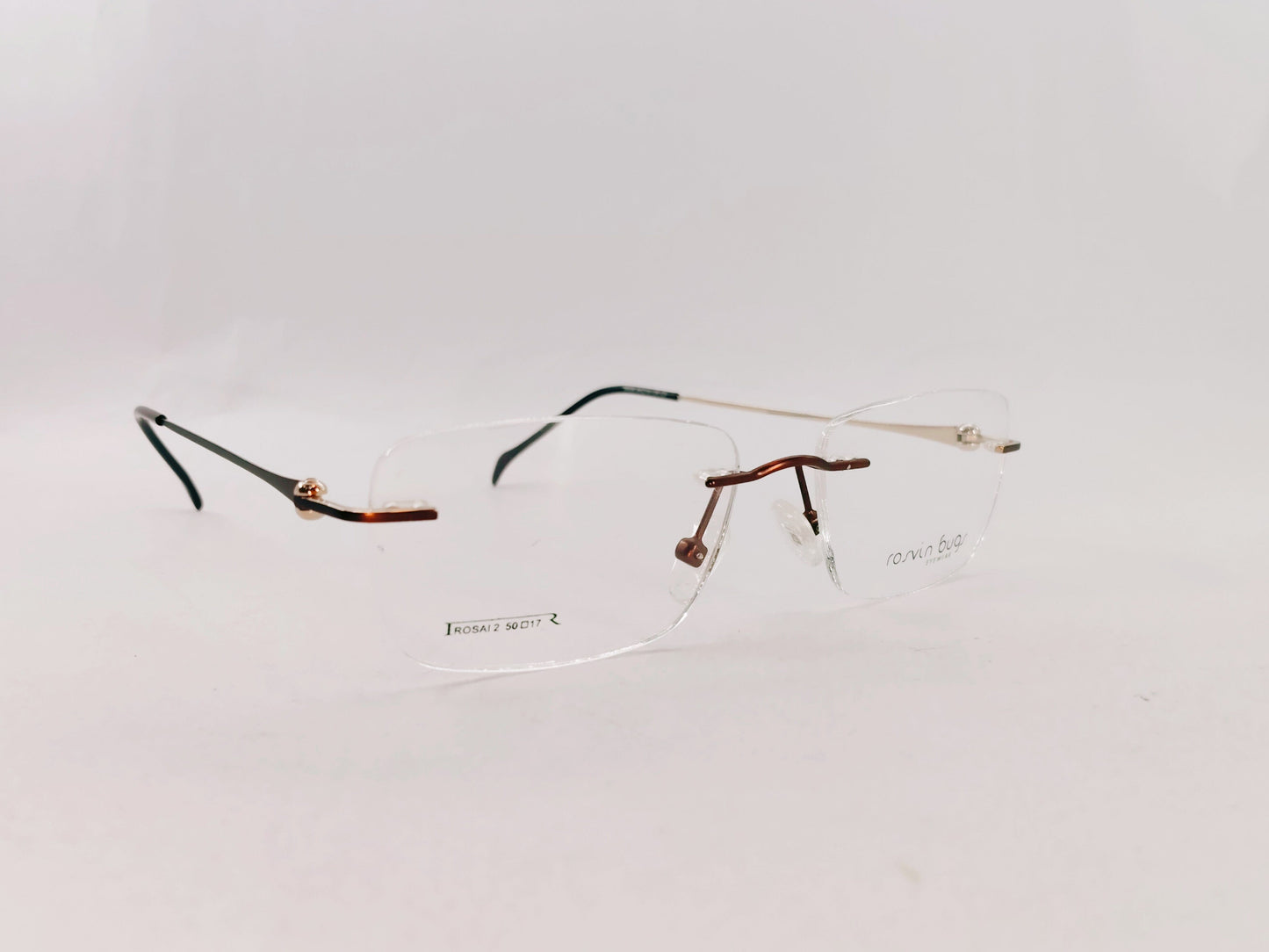 iDom Eyeglasses Rimless Rectangle Specs For Men 790293