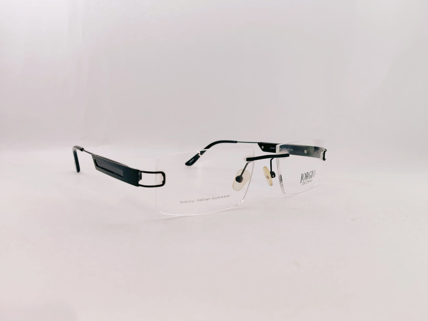 iDom Eyeglasses Rimless Rectangle Specs For Men 894679