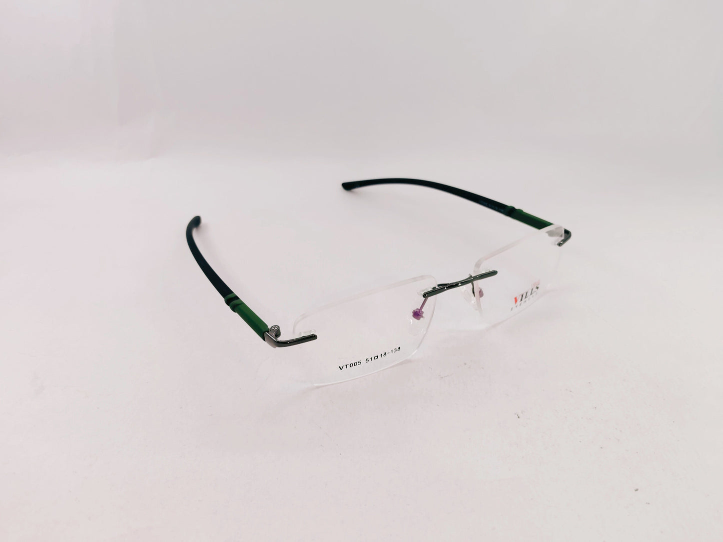 iDom Eyeglasses Rimless Rectangle Specs For Men 940558