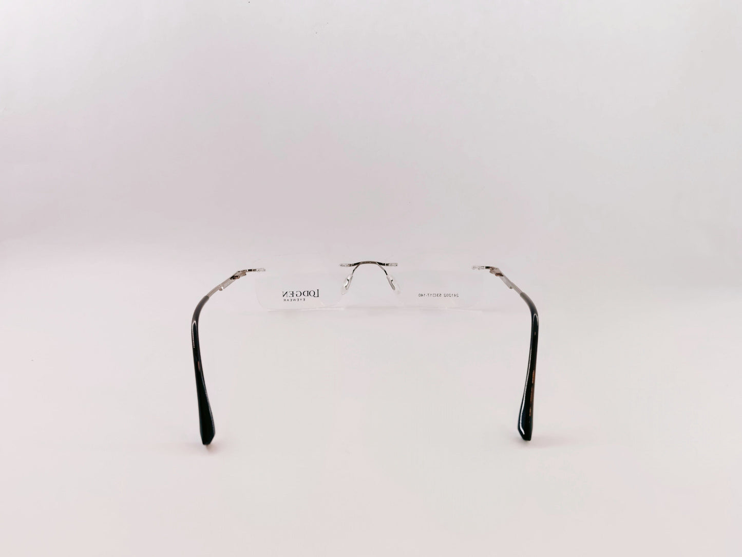 iDom Eyeglasses Rimless Rectangle Specs For Men & Women 122758