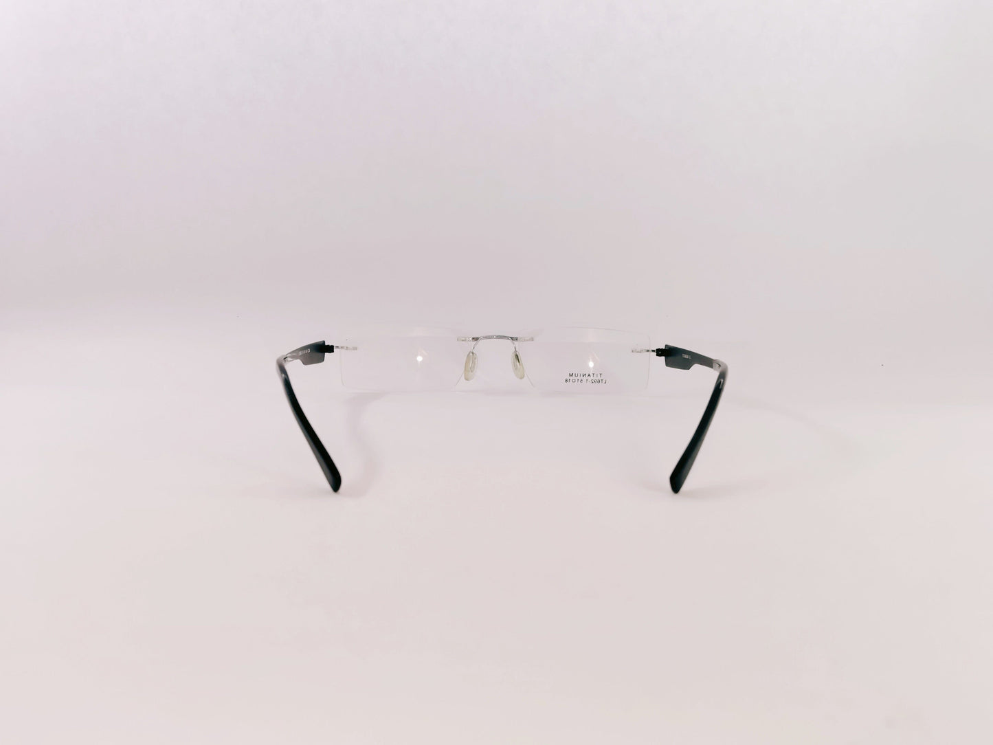 iDom Eyeglasses Rimless Rectangle Specs For Men & Women 159138